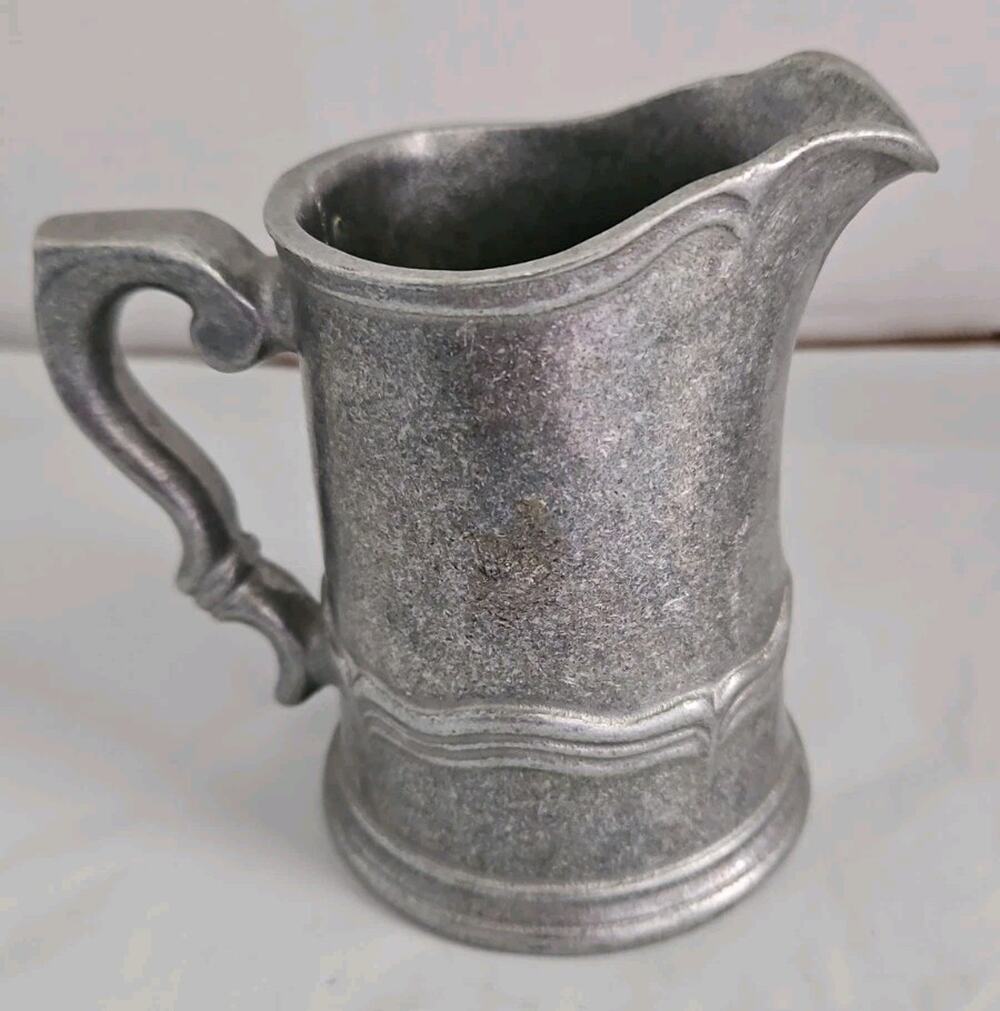 Vintage The Wilton Company® RWP Small Pewter Creamer Pitcher - 4"